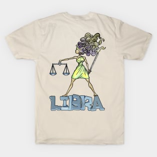 Front and Back Libra T-Shirt